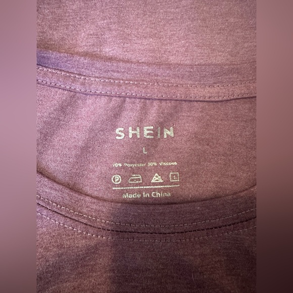 SHEIN Graphic Tee – Women’s Size Large – Sun & Moon Lotus Design - Picture 3 of 3